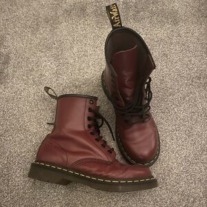 Red/Brown Doc Marten Boots